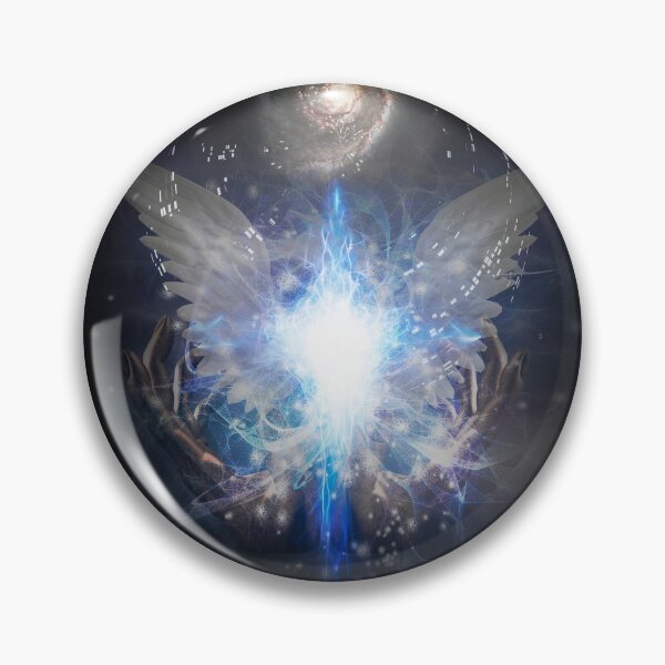 Item preview, Bright star with white angel wings designed and sold by rolffimages.