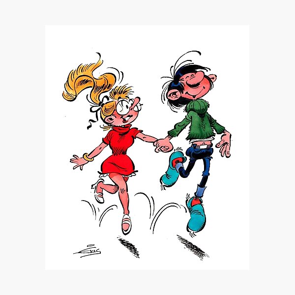 Aperçu de l'œuvre Gaston Lagaffe créée et vendue par Mieloreuse.