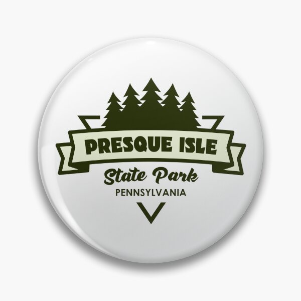 Item preview, Presque Isle State Park Pennsylvania Trees And Ribbon designed and sold by bivenart.