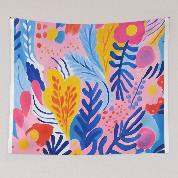 Artikelvorschau, Artistic hand painted abstract plant oil painting 29 entworfen und verkauft von UnaWu533.