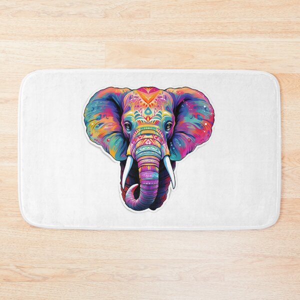 Item preview, Positive colourfull elephant designed and sold by SmileshareShop.