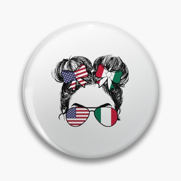 Item preview, Half American Half Italian Women USA Haiti Flag Patriot designed and sold by mainana78.