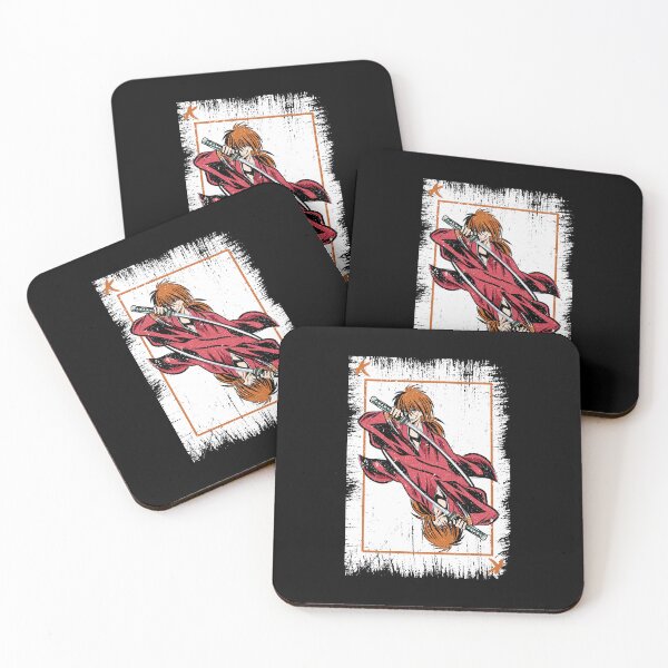 Item preview, RUROUNI KENSHIN (SAMURAI X): KENSHIN CARD (GRUNGE STYLE) designed and sold by FunGangStore.