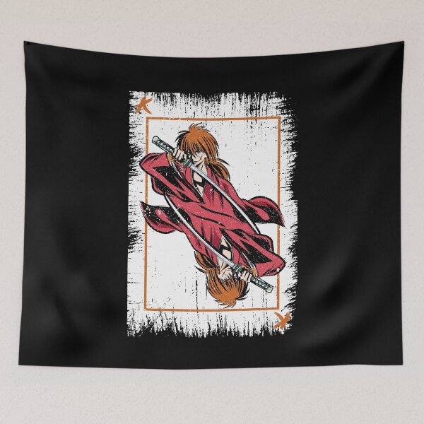 Item preview, RUROUNI KENSHIN (SAMURAI X): KENSHIN CARD (GRUNGE STYLE) designed and sold by FunGangStore.