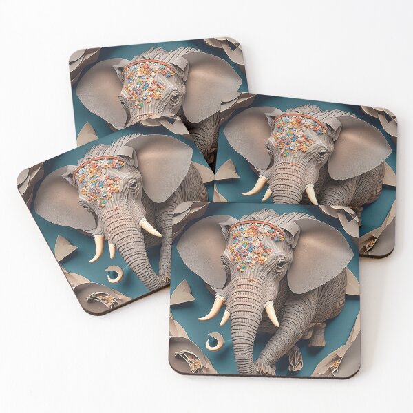 Artikelvorschau, Elefant entworfen und verkauft von GracefulGems.