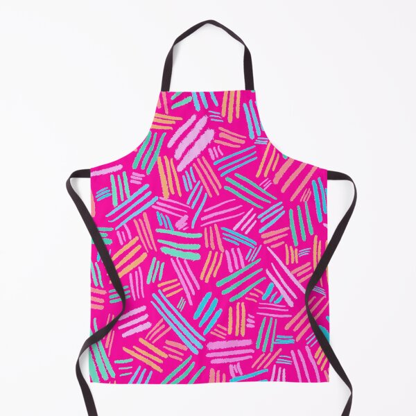 Item preview, Colorful Chalk Lines - Bright Neon Pink designed and sold by Timeknights.