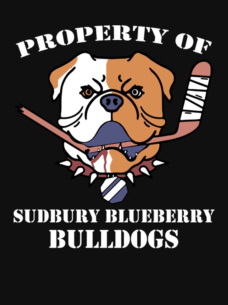  SHORESY Sudbury Blueberry Bulldogs Hockey Jersey with