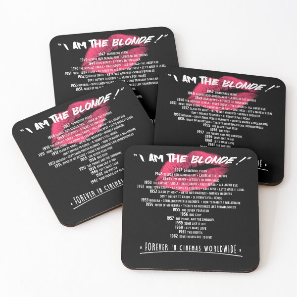 Item preview, I Am The Blonde - Marilyn Filmography - WHITE designed and sold by LaKroix.