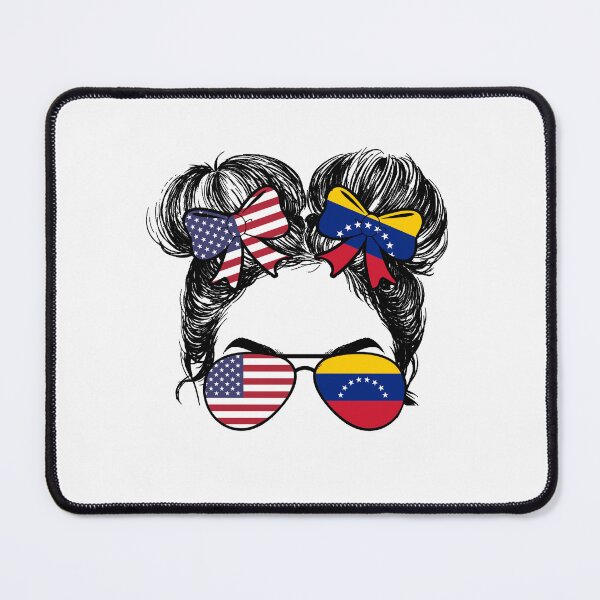 Item preview, Half American Half Venezuelan Girl USA Haiti Flag Patriot designed and sold by mainana78.