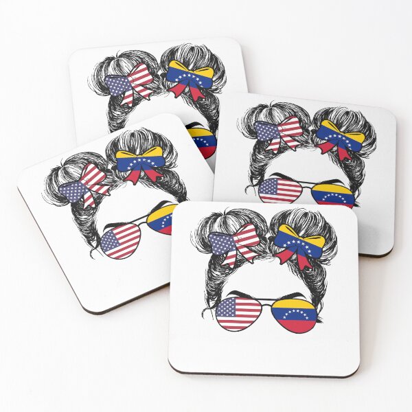 Item preview, Half American Half Venezuelan Girl USA Haiti Flag Patriot designed and sold by mainana78.