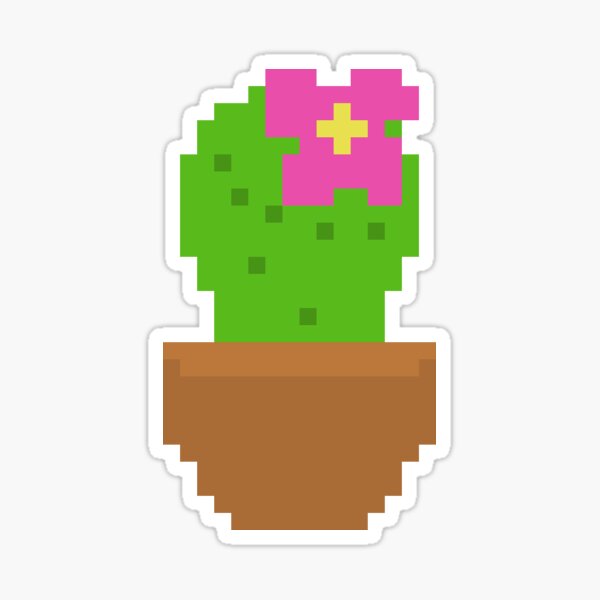 Free: Cute Soft Kawaii Tumblr Pastel Pixelart Pixel Cactus - Cute