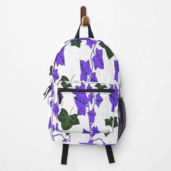 Item preview, HANGING PURPLE-GREEN IVY VINES PATTERNS WHITE ART STYLE designed and sold by sharlesart.