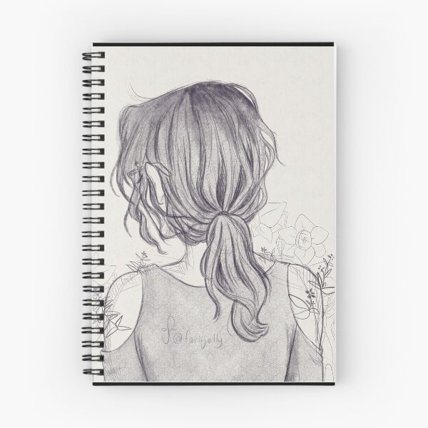 Aperçu de l'œuvre Fille avec des fleurs créée et vendue par FariiShop.