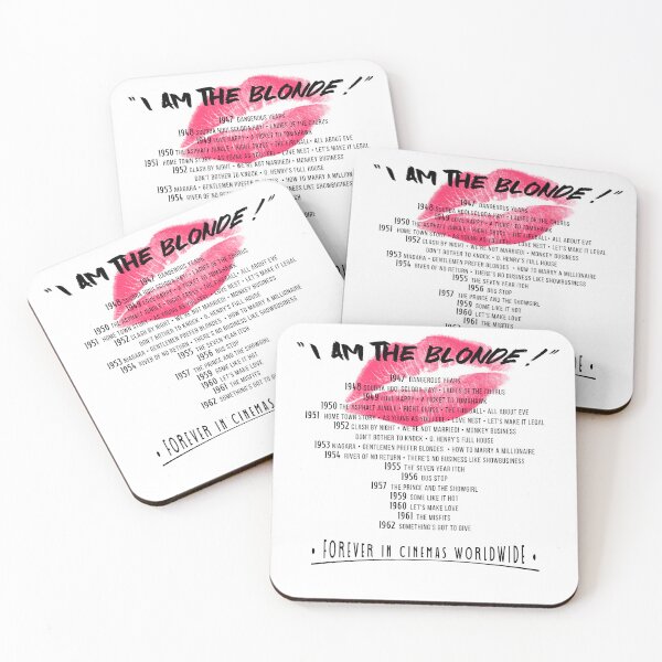 Item preview, I Am The Blonde - Marilyn Filmography - BLACK designed and sold by LaKroix.