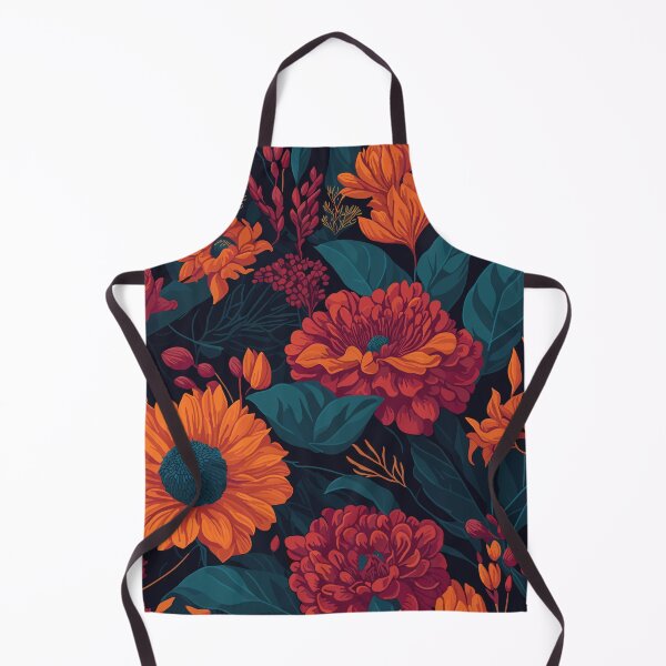 Item preview, A vibrant floral digital art with warm tones designed and sold by VirtualPalette.