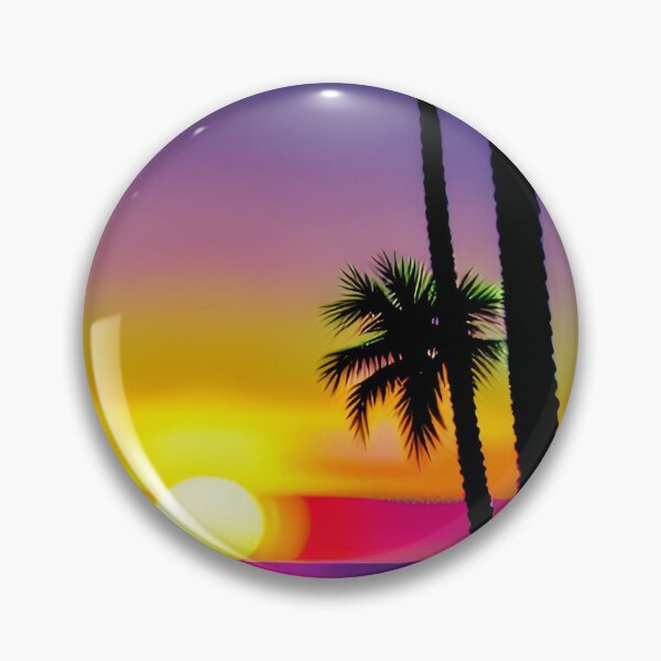 Artikelvorschau, 80er Jahre Neon Abstract Beach Serenity 39 entworfen und verkauft von Benito Del Ray.