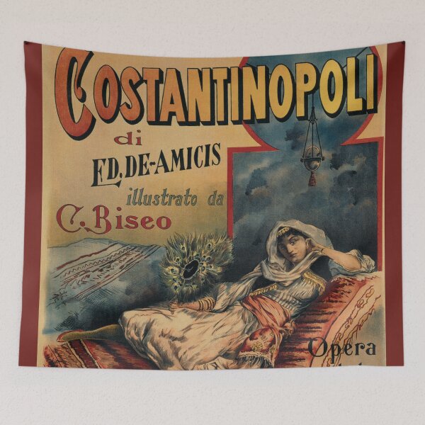 Item preview, Constantinople Italian vintage book advertisement designed and sold by aapshop.
