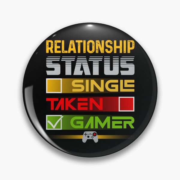 Item preview, Relationship Status Gamer designed and sold by SamuraiGaming.