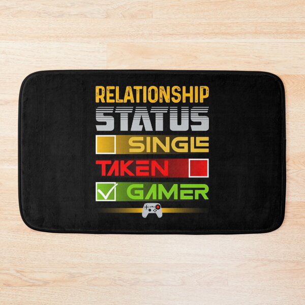 Item preview, Relationship Status Gamer designed and sold by SamuraiGaming.
