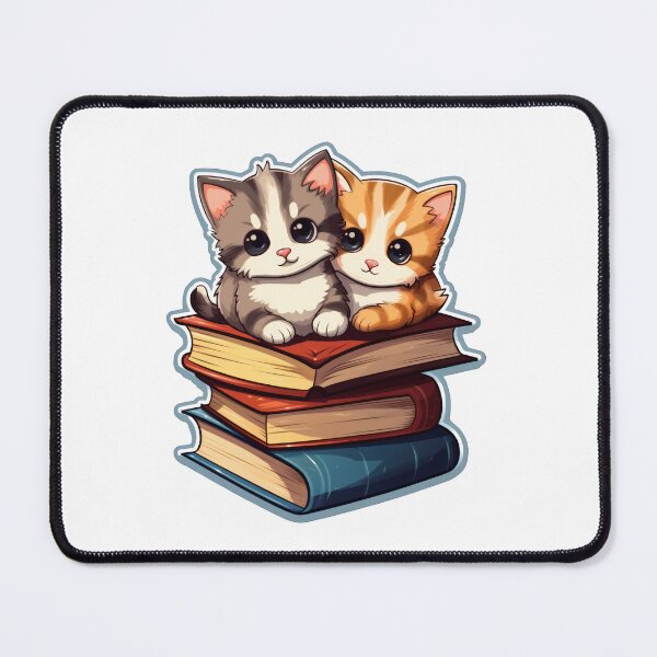Item preview, The Cutest Cats & Books designed and sold by ArtAlchemyCo.