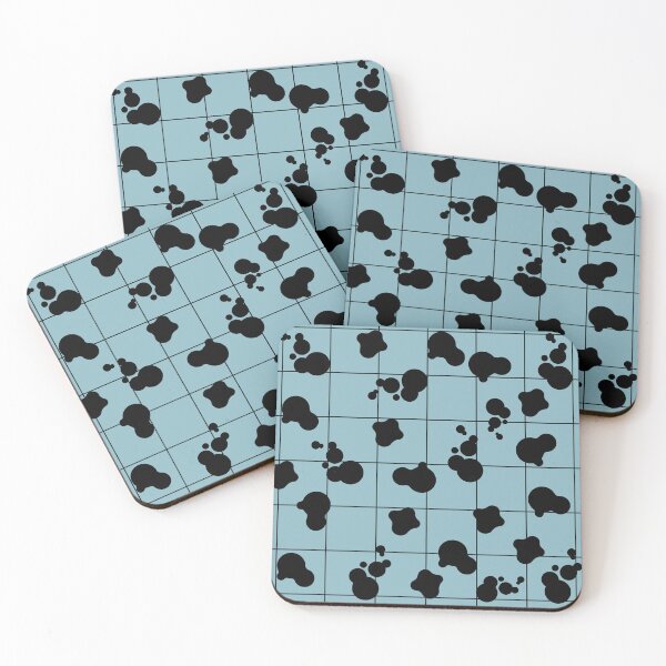 Item preview, Cow pattern moo in grids galaxy designed and sold by LoveDaisyShop.