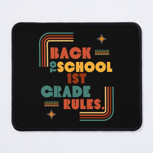 Item preview, BACK TO SCHOOL 1ST GRADE RULES. designed and sold by MyKinsDoodles.