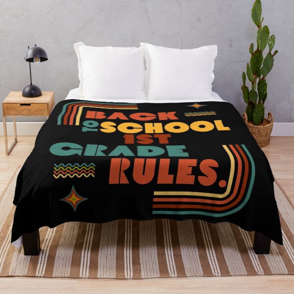 Item preview, BACK TO SCHOOL 1ST GRADE RULES. designed and sold by MyKinsDoodles.