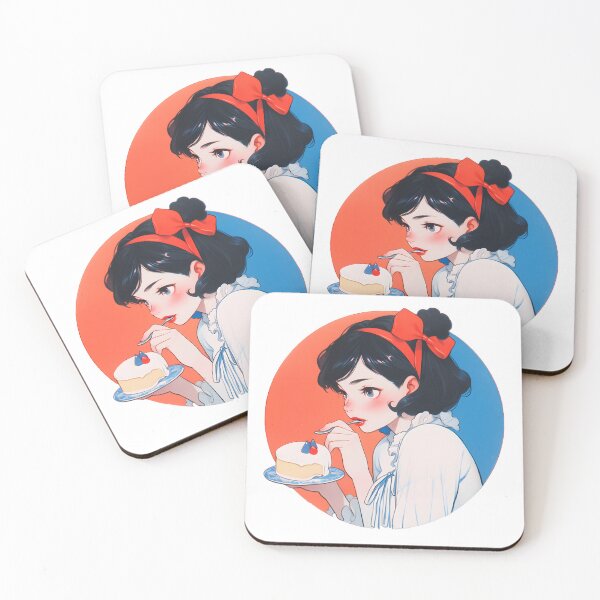 Item preview, Snow White loves to eat desserts  designed and sold by Pigkeeper.