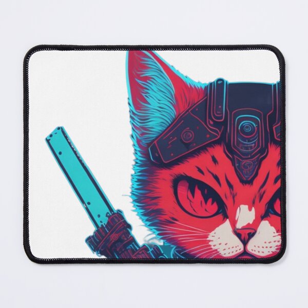 Item preview, I'M going now A cat wearing armor holding a red sword. designed and sold by LadyPinkShop.