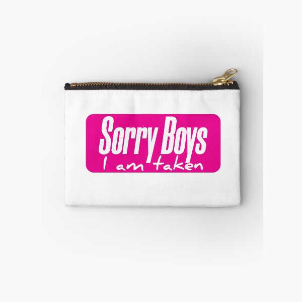 Item preview, Sorry Boys I am Taken, typographic design designed and sold by jfcreations.