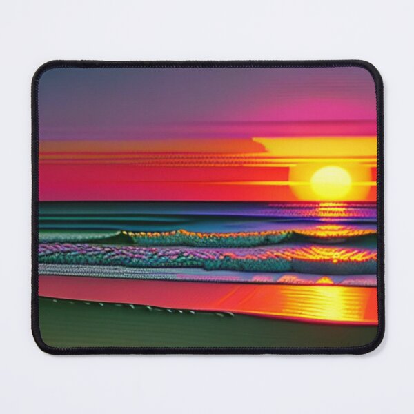 Item preview, 80s Neon Abstract Beach Serenity 40 designed and sold by Benito Del Ray.
