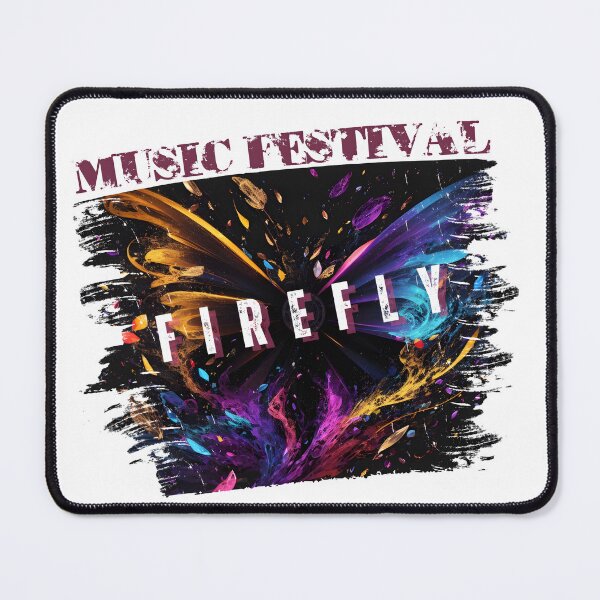 Item preview, Firefly music festival | brush stokes designed and sold by GediaPrints.
