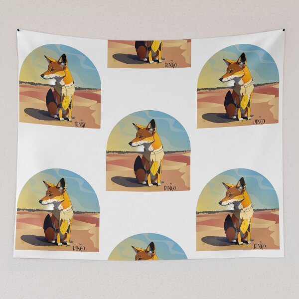 Item preview, The Dingo - Australian Wildlife designed and sold by TeeGeeTees.