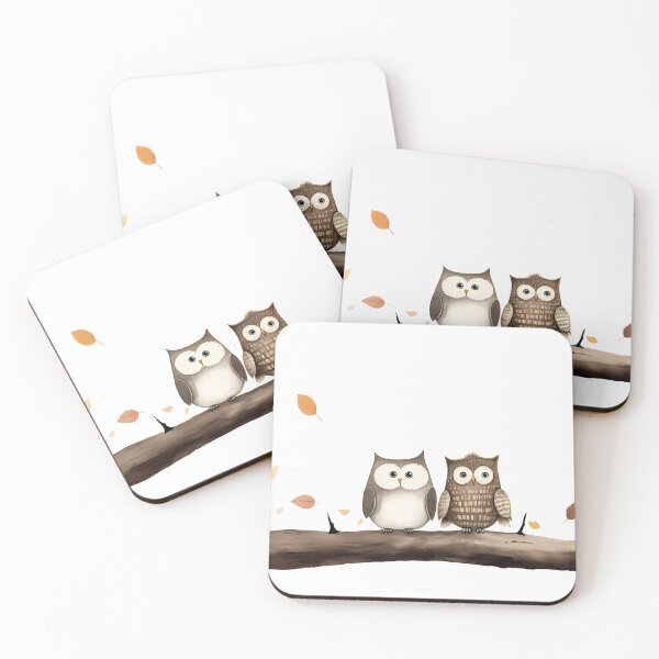 Artikelvorschau, Owls in Love entworfen und verkauft von tropicaltee.