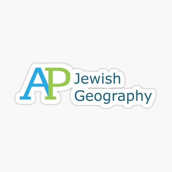AP Jewish Geography Sticker