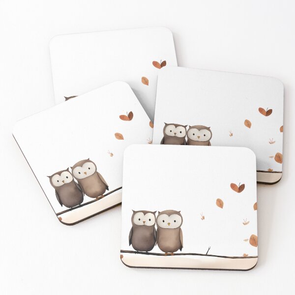 Artikelvorschau, Owls in Love entworfen und verkauft von tropicaltee.
