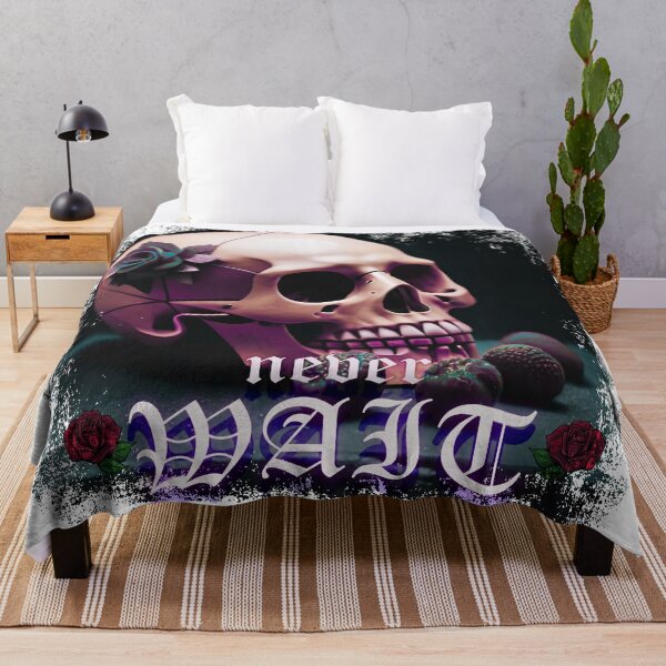 Item preview, Skull, Never Wait For No One designed and sold by happytrendjct.