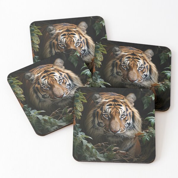 Item preview, A powerful tiger prowling through the jungle designed and sold by artumbre.