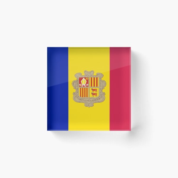 Item preview, Flag of Andorra designed and sold by Inimma.