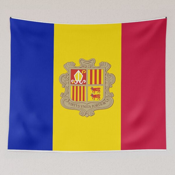 Item preview, Flag of Andorra designed and sold by Inimma.