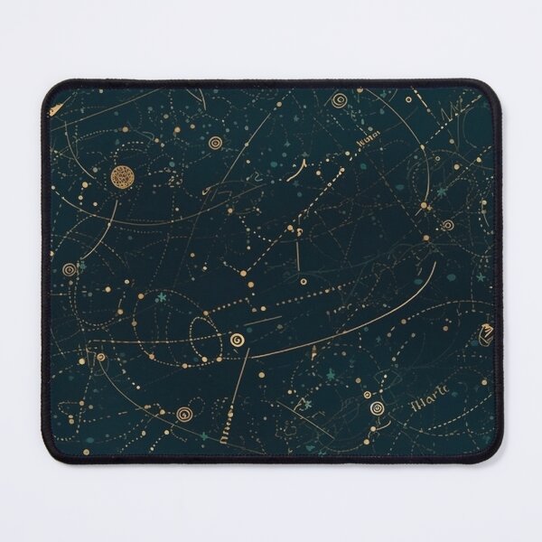 Item preview, Celestial Gilded Golden Constellations designed and sold by MuseMavenDesign.