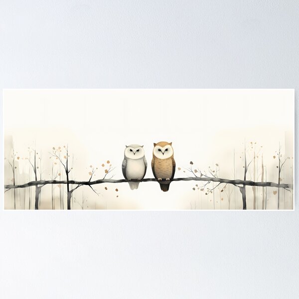 Item preview, Owls in Love designed and sold by tropicaltee.