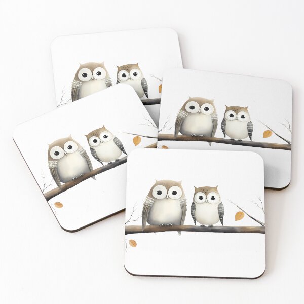 Artikelvorschau, Owls in Love entworfen und verkauft von tropicaltee.