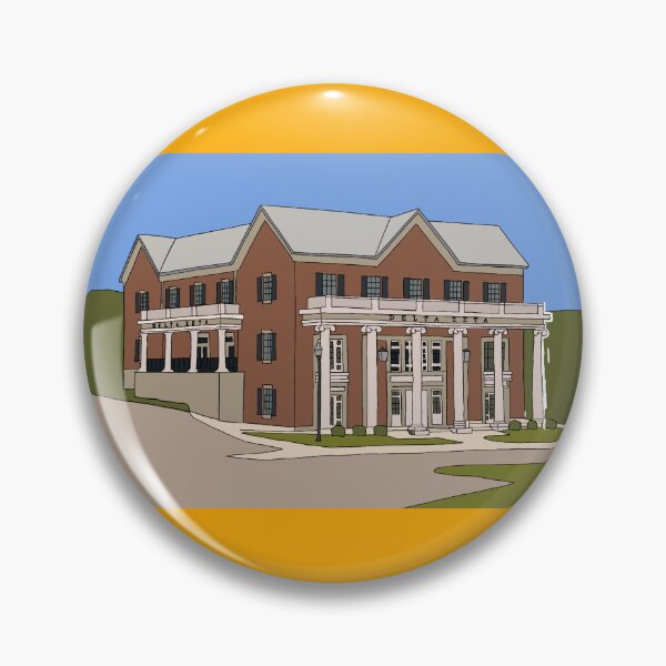 Item preview, University of Tennessee Delta Zeta House Illustration designed and sold by gmalone714.