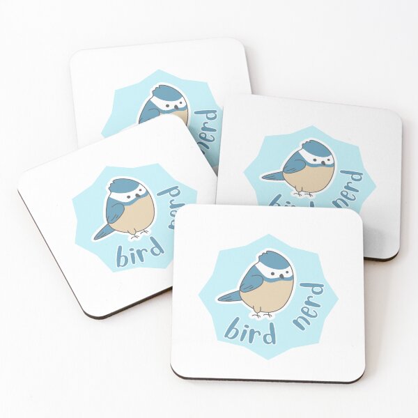 Item preview, bird nerd cute blue bird designed and sold by TheWaterBirds.