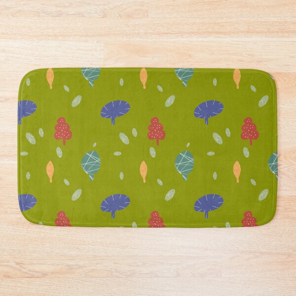 Item preview, Tree colorful textured abstract green cute pattern designed and sold by Yana Mustafina | Boho Soulful Designs.