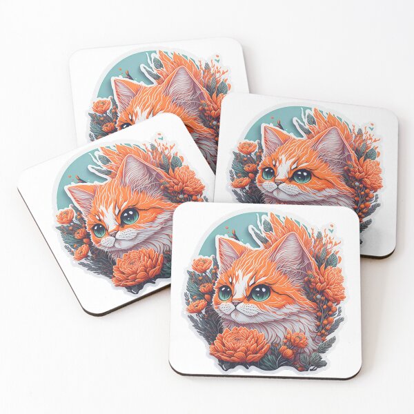 Item preview, Beautiful Cat Sticker  designed and sold by Uday24.