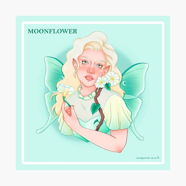Aperçu de l'œuvre Fée de février - Moonflower créée et vendue par ines--peres.