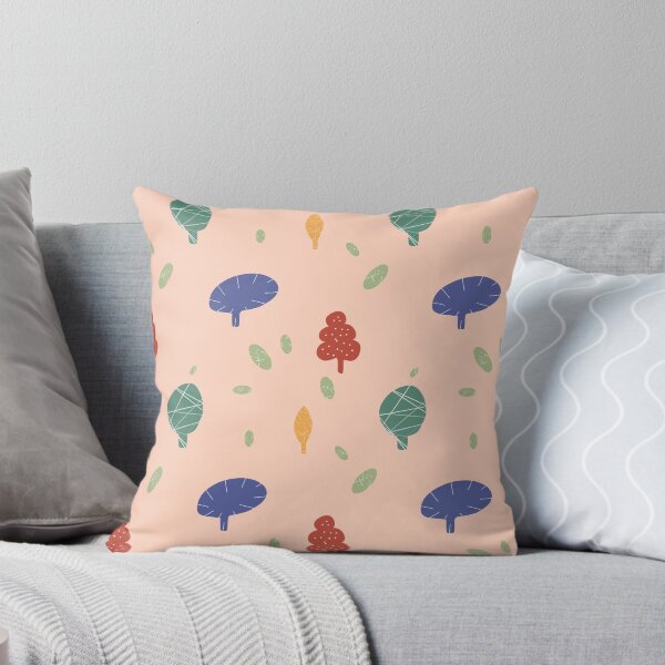 Item preview, Tree colorful textured abstract pink cute pattern designed and sold by Yana Mustafina | Boho Soulful Designs.