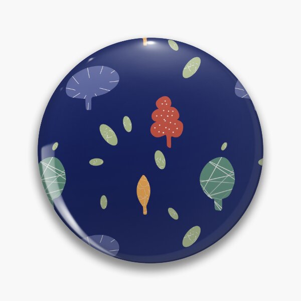 Item preview, Tree colorful textured abstract deep blue pattern designed and sold by Yana Mustafina | Boho Soulful Designs.